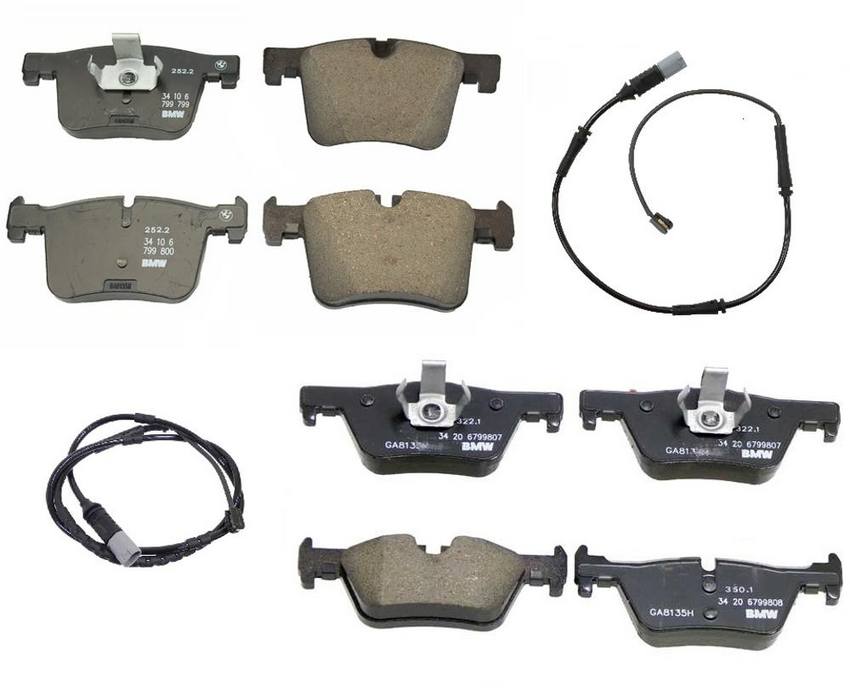 BMW Disc Brakes Kit - Pads Front and Rear